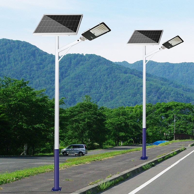 Lampu Jalan Tenaga Surya Daya Tahan Panel Kota