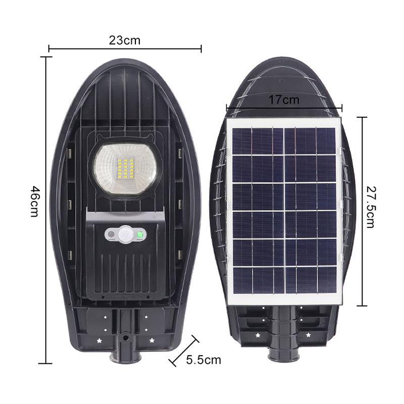 Sensor Gerak Industri Lampu Jalan Tenaga Surya 50W 100W 150W 200W