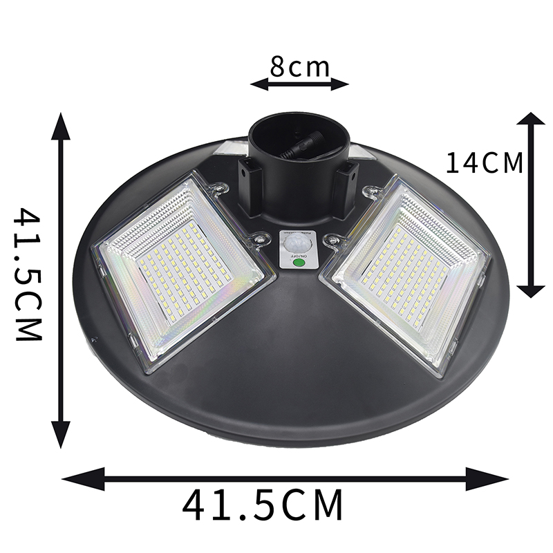 Lampu Jalan Tenaga Surya Bulat UFO 150W tahan air