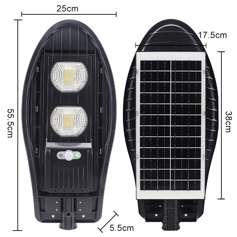 Sensor Gerak Industri Lampu Jalan Tenaga Surya 50W 100W 150W 200W