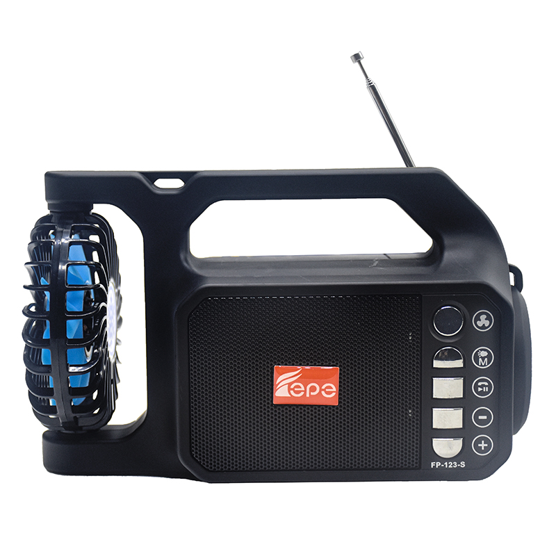 Speaker Tenaga Surya Portabel Bluetooth Radio Fm