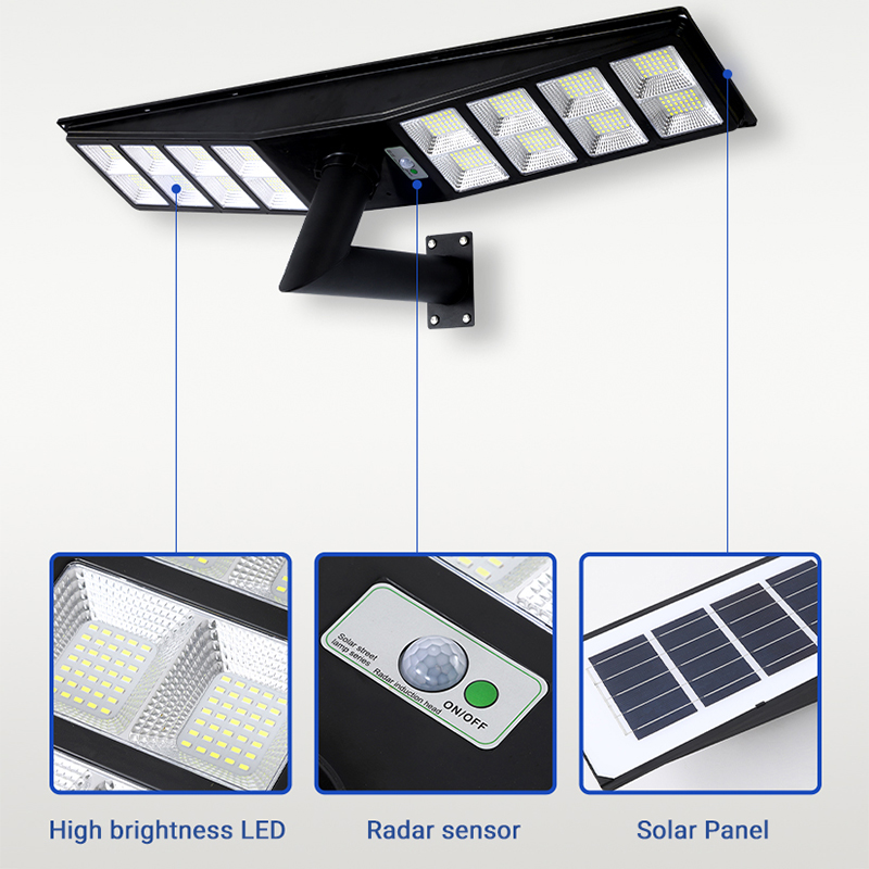 Desain Berkepala Dua Outdoor All in One Solar Street Light